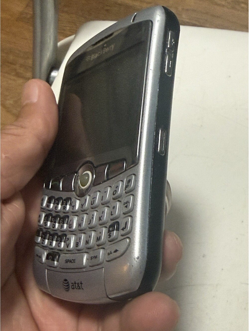 BlackBerry Curve 8300 Titanium Gray ( AT&T ) Smartphone ( Not Working) No Power